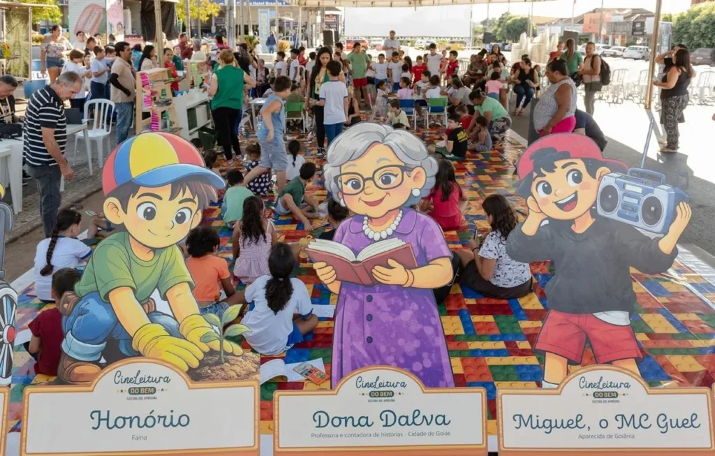 Cine Leitura do Bem percorre seis municípios goianos entre 14 e 19 de setembro